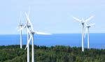 Le développement éolien au Québec se limite pour le moment aux grands projets, comme ici, en Gaspésie.