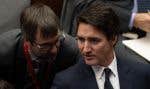 Le premier ministre Justin Trudeau, accompagné du ministre Steven Guilbeault, était présent au Sommet de l’ambition climatique à New York, mercredi.