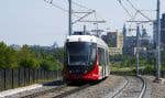 Le service de transport léger sur rail (TLR) d’Ottawa en juin 2022